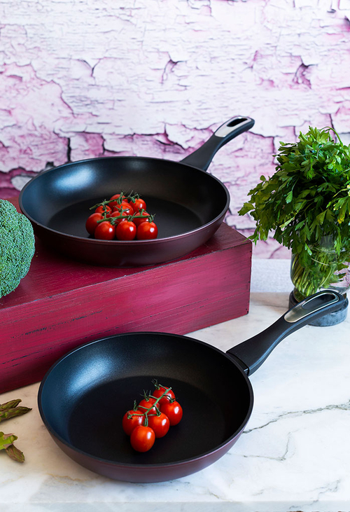 JATA TAAL SF924 Negro-Rojo - Sartén 24CM