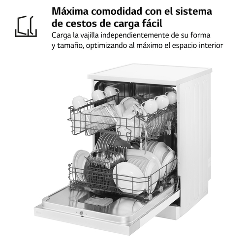 LG DF030FW Blanco - Lavavajillas 60CM 13 Servicios