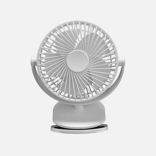 ABRILA Peñafiel Blanco 5w - Ventilador de Sobremesa Con Pinza