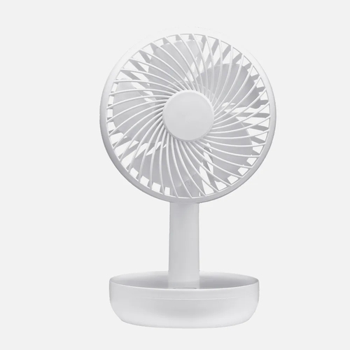 ABRILA Lemosin Blanco 5w - Ventilador de Sobremesa 5 Aspas