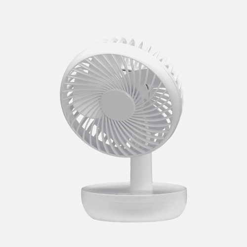 ABRILA Lemosin Blanco 5w - Ventilador de Sobremesa 5 Aspas