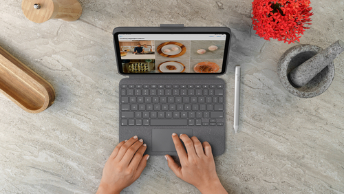 LOGITECH COMBO TOUCH Gris - Funda Tablet Con Teclado 10.9"