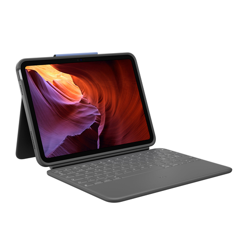 LOGITECH RUGGED FOLIO Gris - Funda Tablet Con Teclado