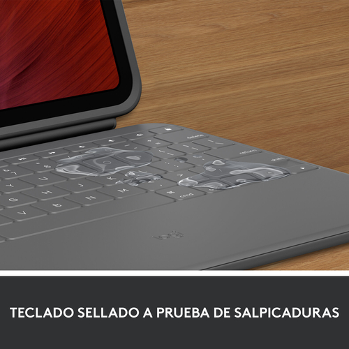 LOGITECH RUGGED FOLIO Gris - Funda Tablet Con Teclado