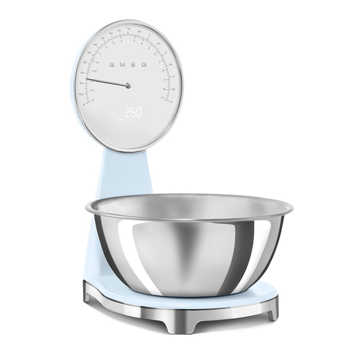 SMEG KSF01PBWW Azul - Báscula Cocina 5KG