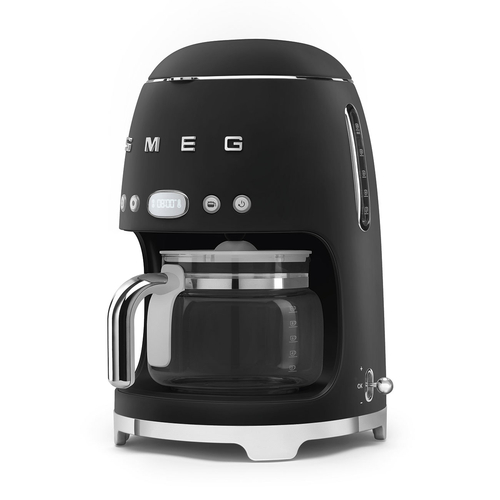 SMEG DCF02BLMEU Negro - Cafetera de Goteo 1050W