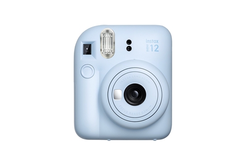FUJIFILM MINI 12 Azul - Cámara Instantánea Digital + Film + Portafoto