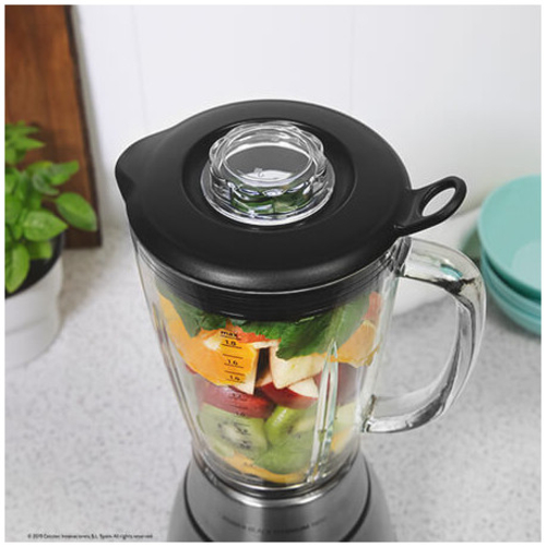 CECOTEC POWER BLACK TITANIUM INOX - Batidora de Vaso 1800W