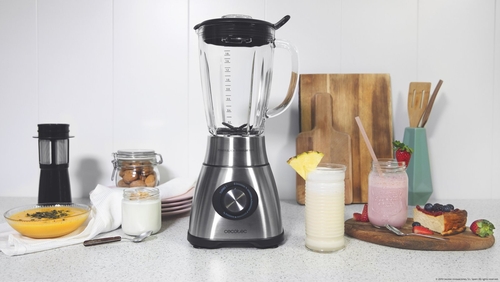 CECOTEC POWER BLACK TITANIUM INOX - Batidora de Vaso 1800W