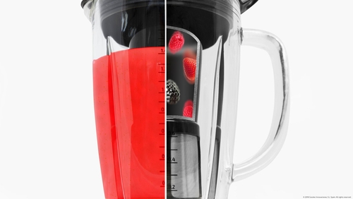 CECOTEC POWER BLACK TITANIUM INOX - Batidora de Vaso 1800W