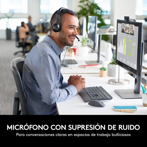LOGITECH H390 Negro - Auricular de Diadema Con Cable
