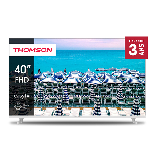 THOMSON 40FD2S13W Blanco - TV 40" FULL HD Smart TV