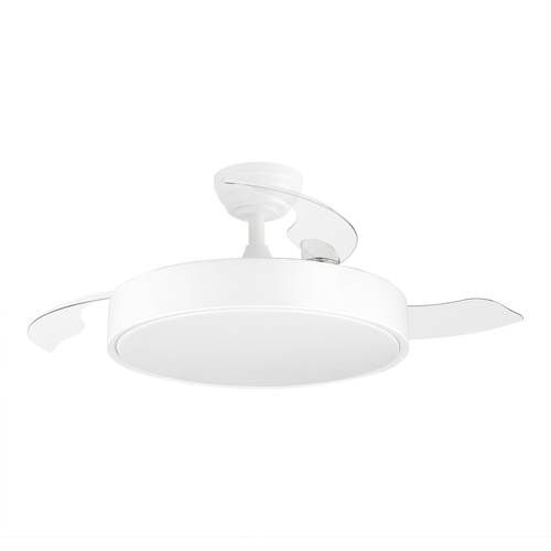 ORBEGOZO CP 139092 Blanco - Ventilador de Techo 3 Aspas Retráctil