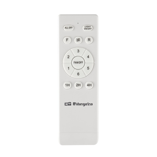 ORBEGOZO CP 139092 Blanco - Ventilador de Techo 3 Aspas Retráctil
