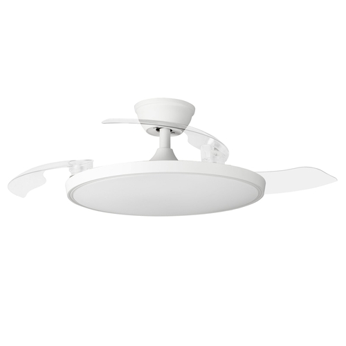 ORBEGOZO CP 148105 Blanco - Ventilador de Techo 3 Aspas Retráctil
