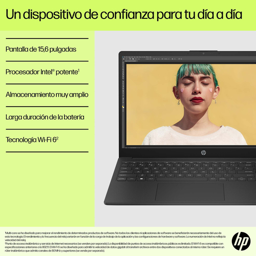 HP 15-FD0095NS Intel Core 7 1355U Plata - Ordenador Portátil 15.6" 16GB 1TB