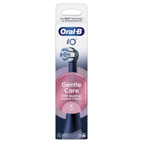 BRAUN ORAL-B IO GENTLE CARE Negro - Recambio CEPILLO DE DIENTES 3 UD
