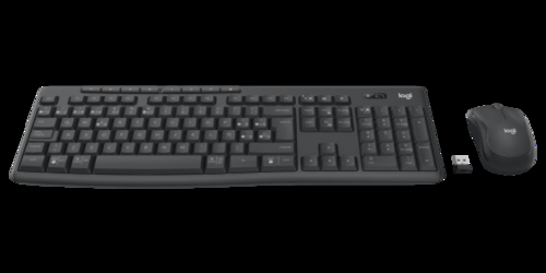 LOGITECH MK370 Negro - Teclado + Ratón