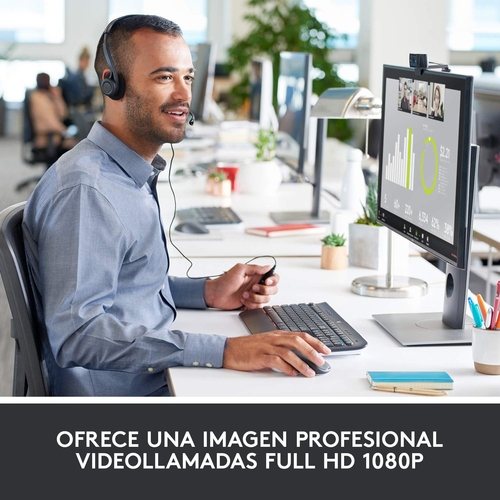 LOGITECH C290 Negro - Webcam 1080p