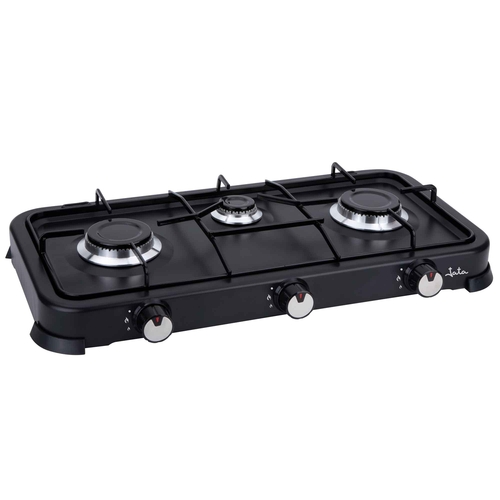 JATA JECG2703 Negro - Hornillo 3 Fuegos