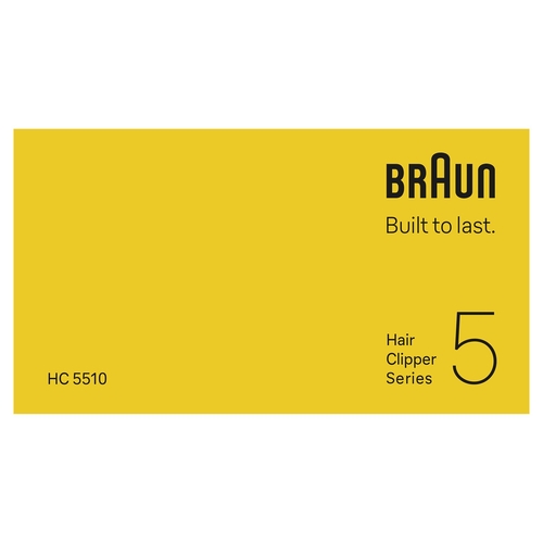 BRAUN HC5510 Negro - Cortapelos Sin Cable
