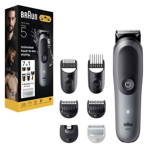 BRAUN AIO 5520 7 en 1 - Afeitadora Sin Cable