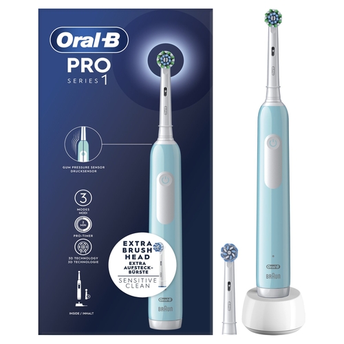 BRAUN ORAL B PRO 1 - Cepillo Eléctrico Azul