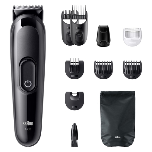 BRAUN AIO 3560 10 en 1 Negro - Afeitadora Sin Cable