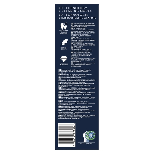BRAUN ORAL B PRO 1 - Cepillo Eléctrico Azul