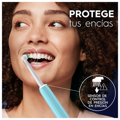 BRAUN ORAL B PRO 1 - Cepillo Eléctrico Azul