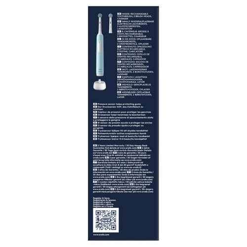 BRAUN ORAL B PRO 1 - Cepillo Eléctrico Azul