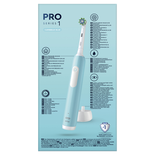 BRAUN ORAL B PRO 1 - Cepillo Eléctrico Azul
