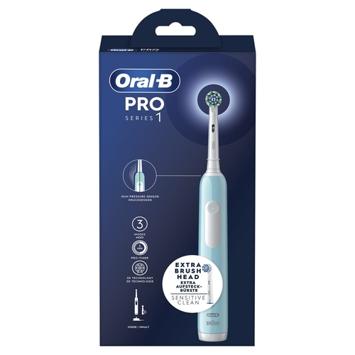 BRAUN ORAL B PRO 1 - Cepillo Eléctrico Azul