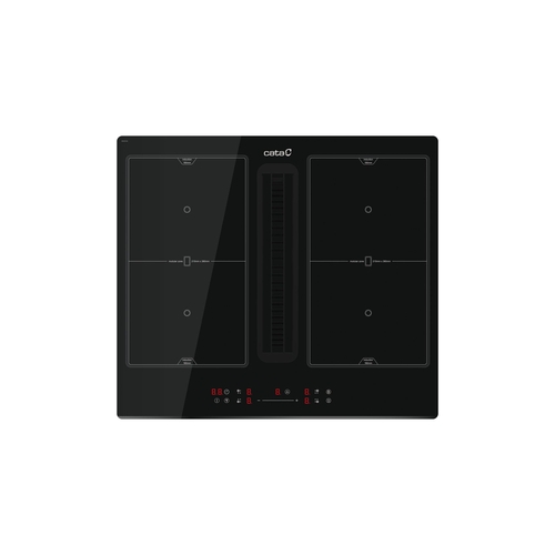 CATA IAS 6024 BK Negro - Vitrocerámica de Inducción + EXTRACTOR 60CM