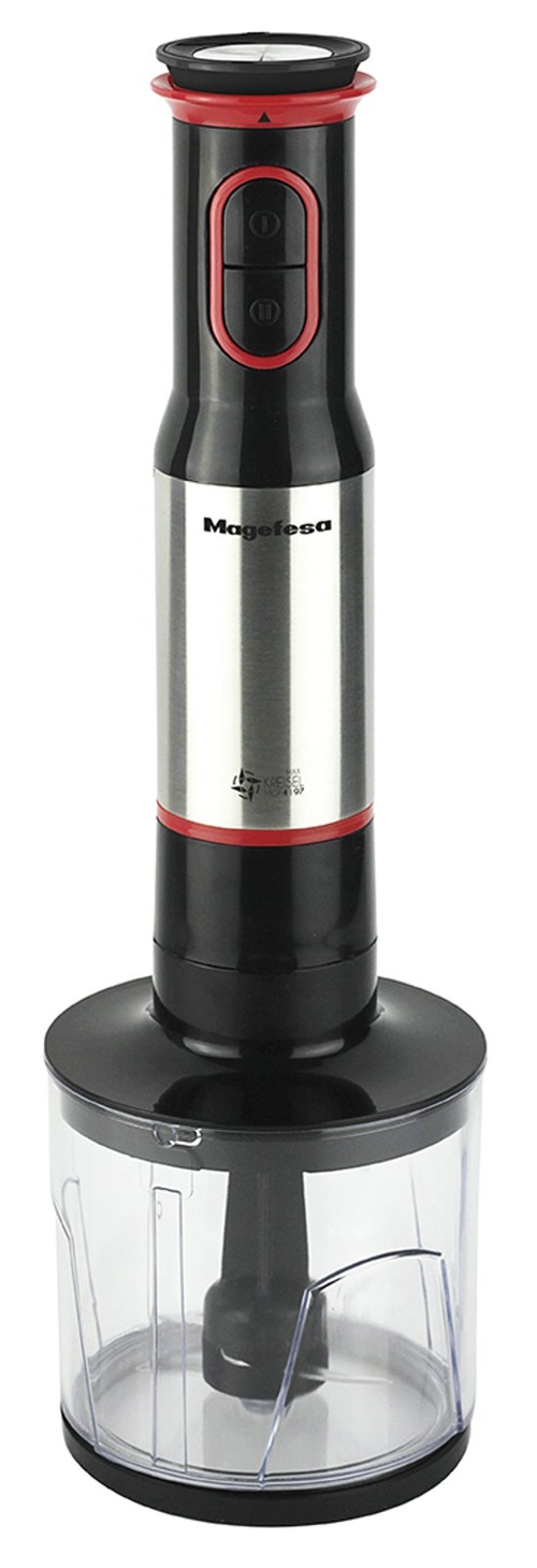 MAGEFESA KREISEL MAX MGF 4197 Negro-Rojo-INOX - Batidora de Mano 1200W