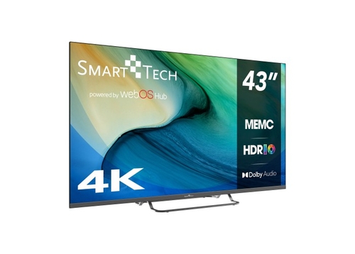 smart-tech 43UW02V Negro - TV 43" LED ULTRAHD Smart TV