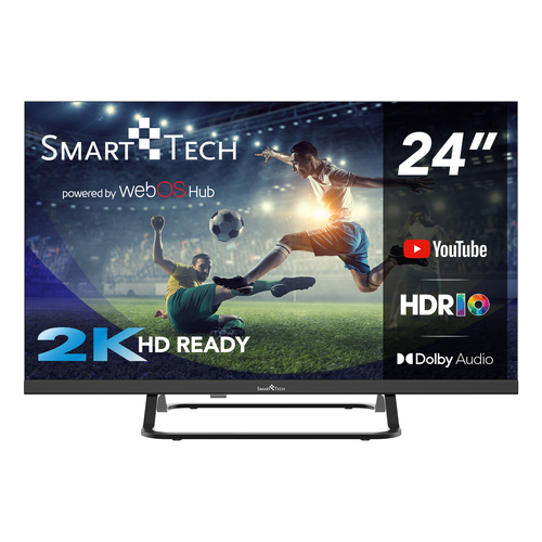smart-tech 24HW01V Negro - TV 24" LED HD Smart TV
