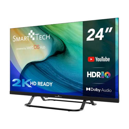 smart-tech 24HW01V Negro - TV 24" LED HD Smart TV