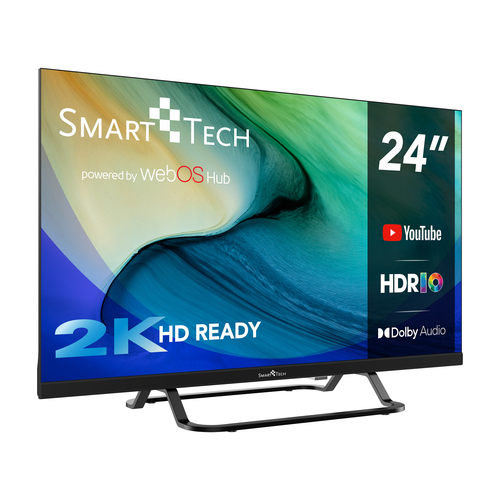 smart-tech 24HW01V Negro - TV 24" LED HD Smart TV