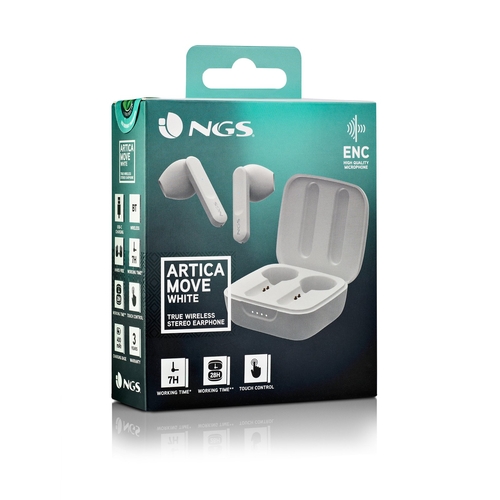 NGS ARTICA MOVE Blanco - Auricular Inalámbrico Estuche