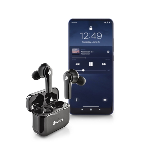 NGS ARTICA BLOOM BLACK - Auricular Inalámbrico Estuche