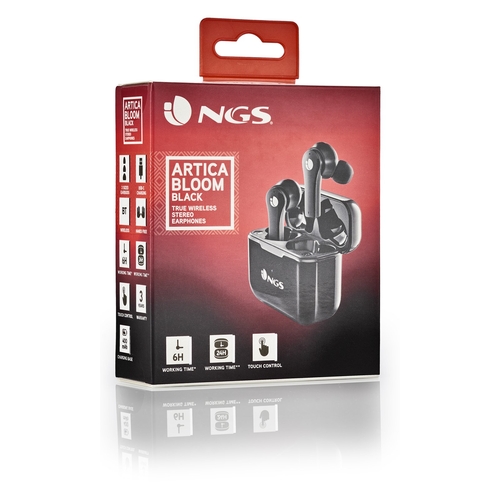 NGS ARTICA BLOOM BLACK - Auricular Inalámbrico Estuche