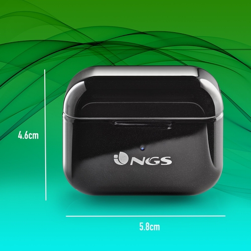 NGS ARTICA BLOOM BLACK - Auricular Inalámbrico Estuche