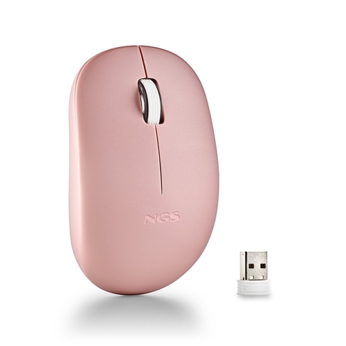 NGS FOG PRO Rosa - Ratón Inalámbrico