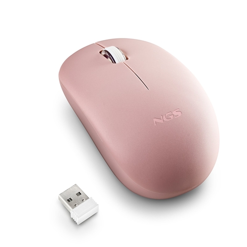 NGS FOG PRO Rosa - Ratón Inalámbrico