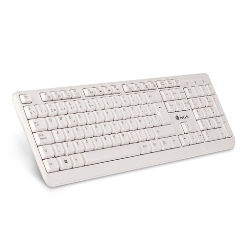 NGS SPIKE Blanco - Teclado Con Cable
