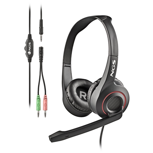 NGS MSX 10 PRO Negro - Auricular de Diadema Con Cable