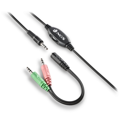 NGS MSX 10 PRO Negro - Auricular de Diadema Con Cable