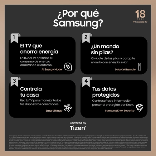 SAMSUNG TU75DU7175UXXC Negro - TV 75" UHD 4K Smart TV