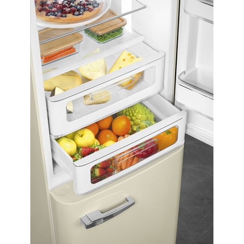 SMEG FAB32RCR6 Crema - Frigorífico Combi No Frost